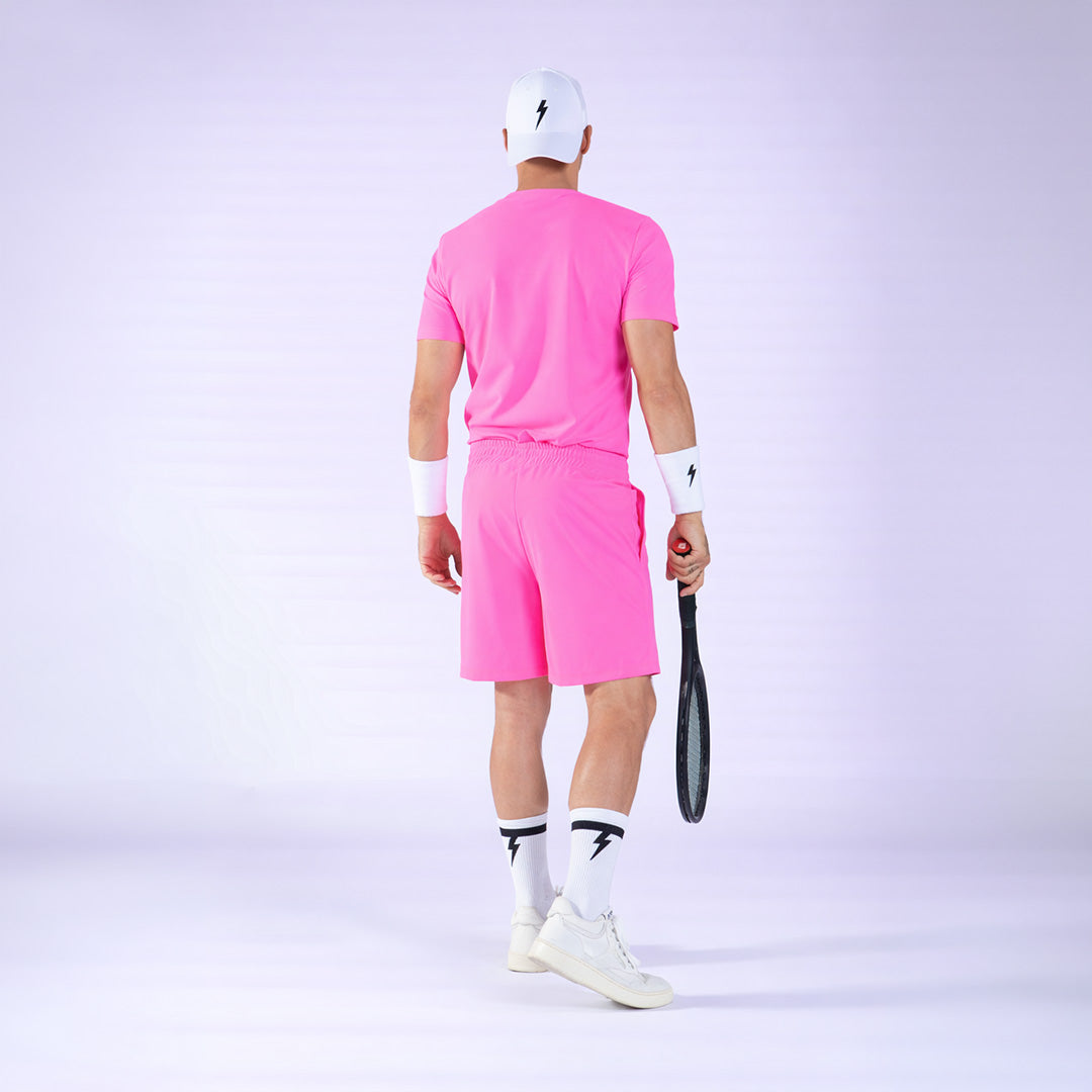 SHORTS CLUB SHOCKING PINK