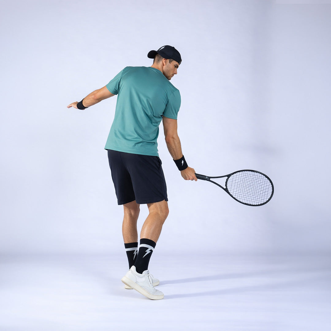 T-SHIRT STARS MILITARY GREEN