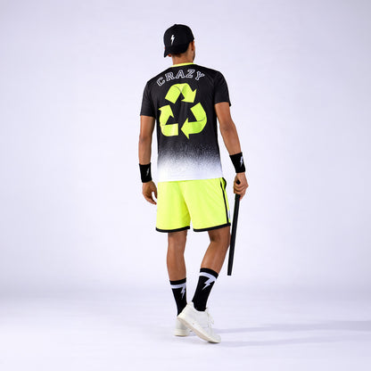 T-SHIRT CRAZY FLUO YELLOW