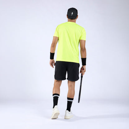 T-SHIRT STARS FLUO YELLOW