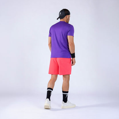 T-SHIRT STARS PURPLE & PSYCO RED